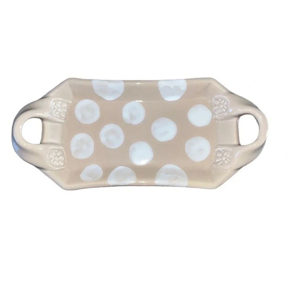 Grasslands Road Polka Dot Trinket Tray